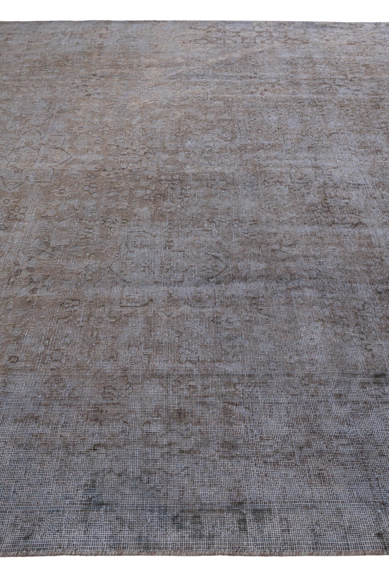 7' 10 x 10' 10 Hand Knotted Ultra Vintage Persian Wool Rug