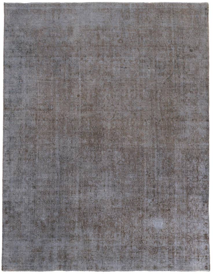 Detail image of 7' 10 x 10' 10 Hand Knotted Ultra Vintage Persian Wool Rug