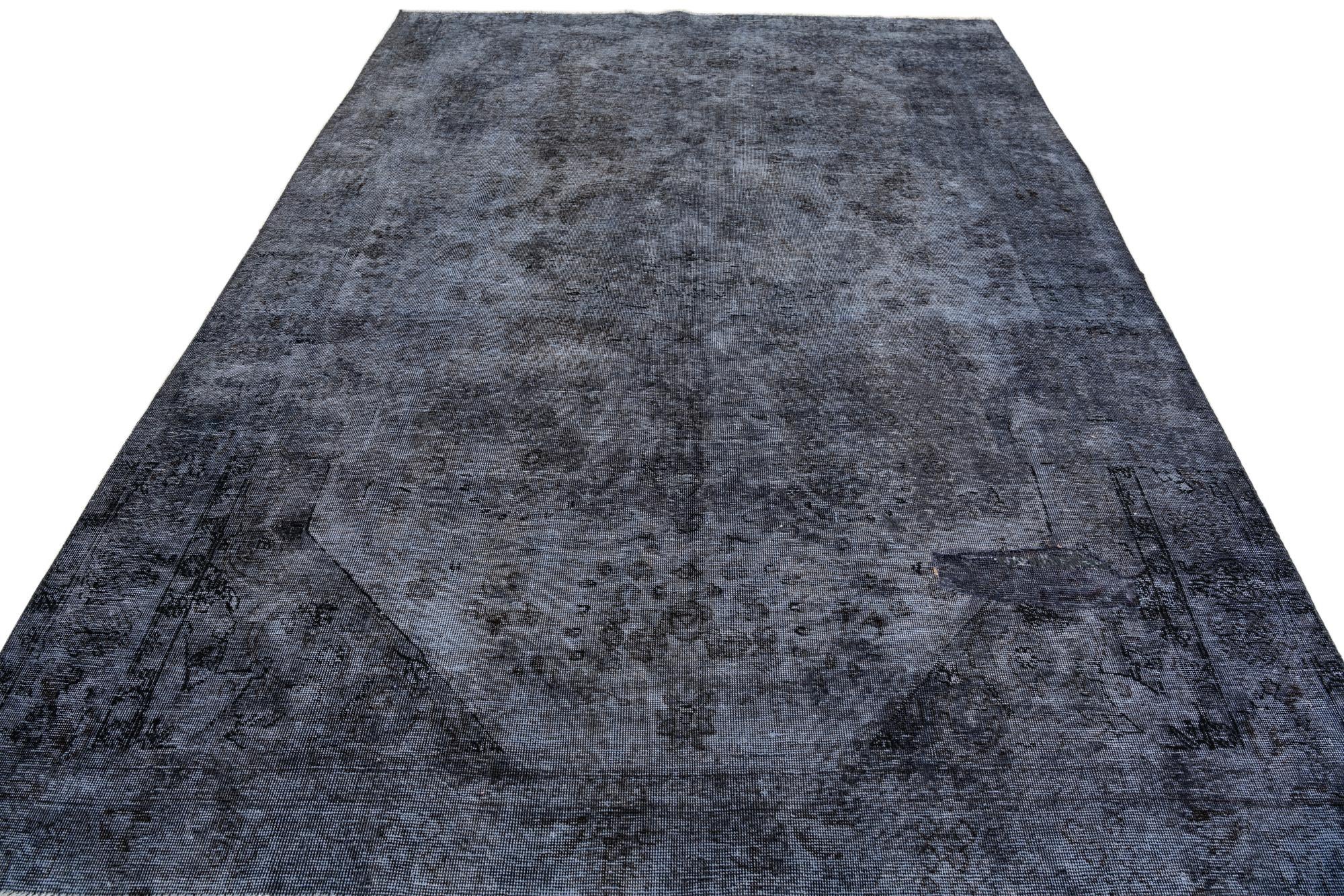 6' 9 x 9' 1 Hand Knotted Ultra Vintage Persian Wool Rug