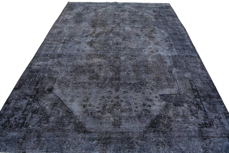 Detail image of 6' 9 x 9' 1 Hand Knotted Ultra Vintage Persian Wool Rug