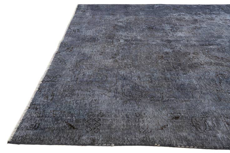Detail image of 6' 9 x 9' 1 Hand Knotted Ultra Vintage Persian Wool Rug