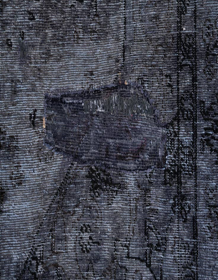 Detail image of 6' 9 x 9' 1  Hand Knotted Ultra Vintage Persian Wool Rug