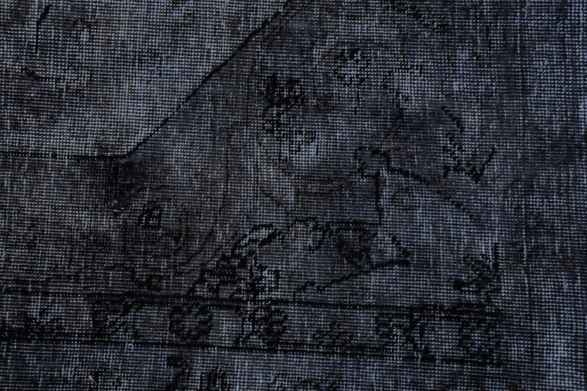 6' 9 x 9' 1 Hand Knotted Ultra Vintage Persian Wool Rug