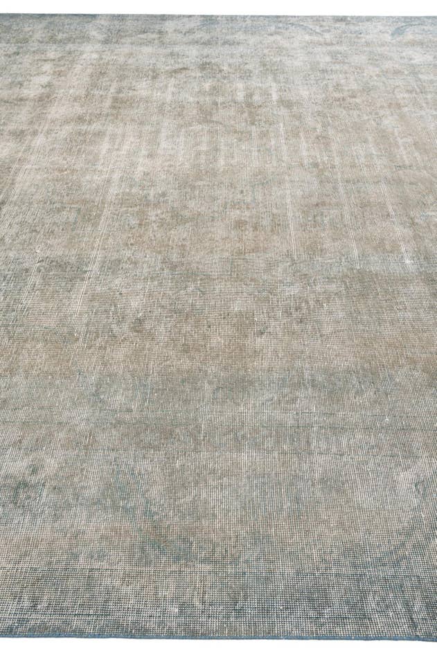 Detail image of 10' x 13' Hand Knotted Ultra Vintage Persian Wool Rug