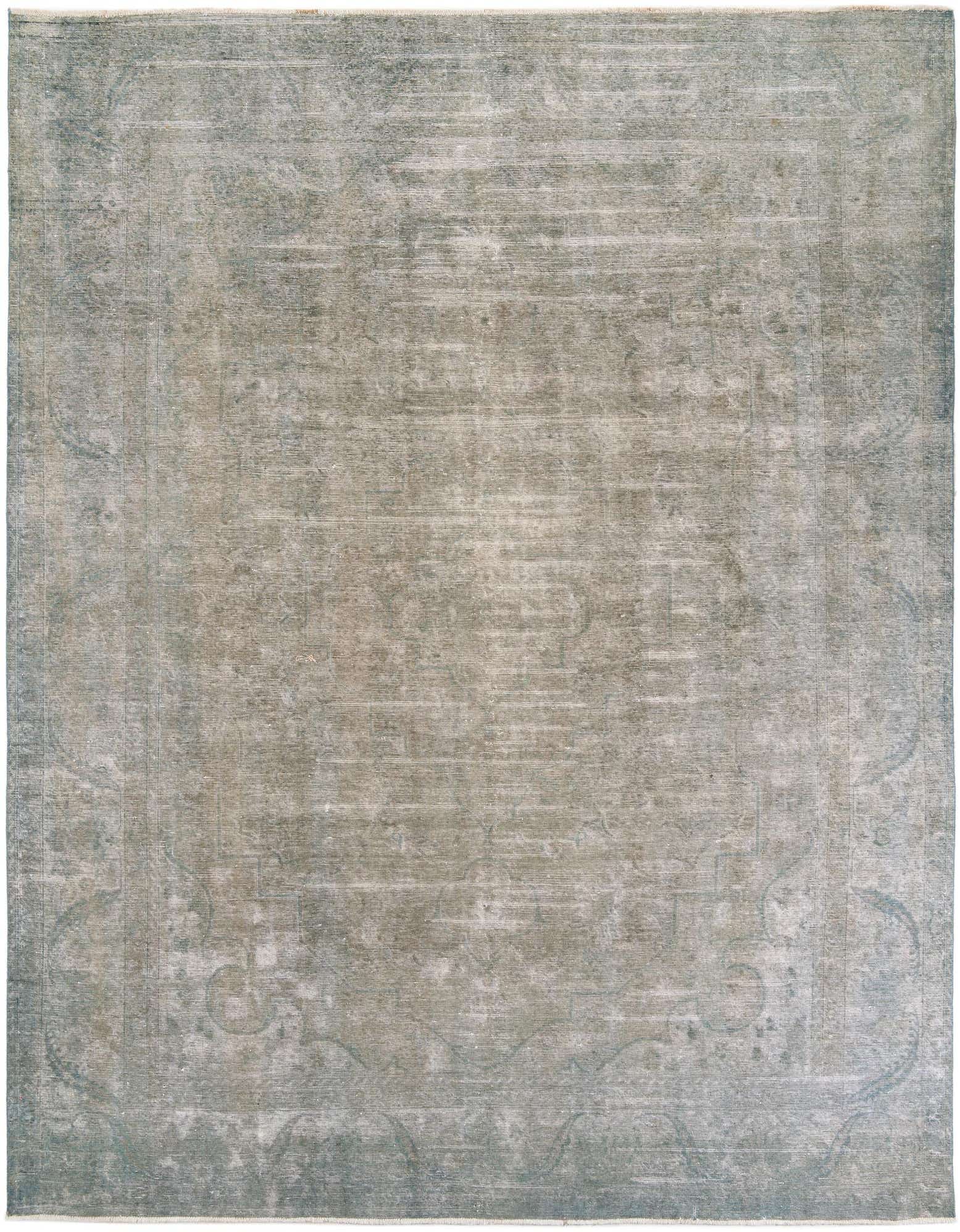 10' x 13' Hand Knotted Ultra Vintage Persian Wool Rug