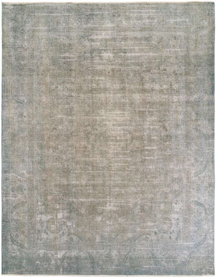 10' x 13' Hand Knotted Ultra Vintage Persian Wool Rug