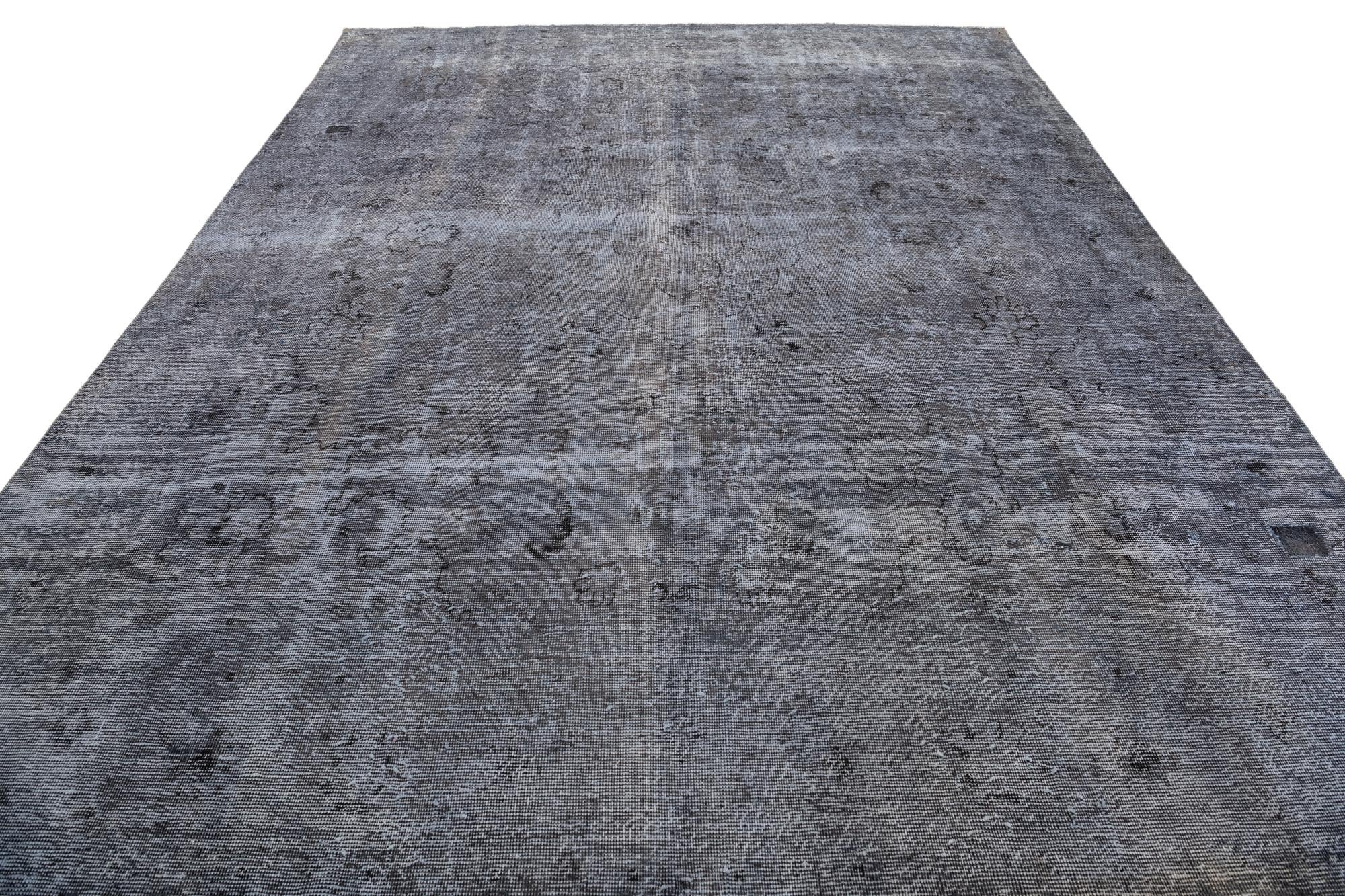 8' 10 x 11' 10 Hand Knotted Ultra Vintage Persian Wool Rug