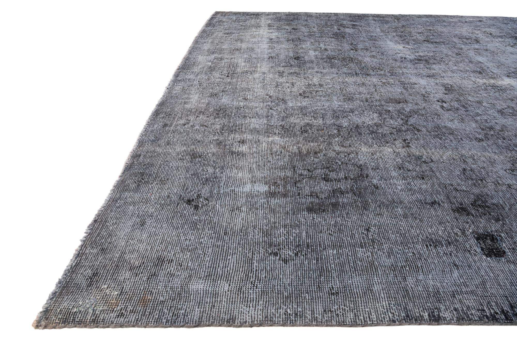 8' 10 x 11' 10 Hand Knotted Ultra Vintage Persian Wool Rug