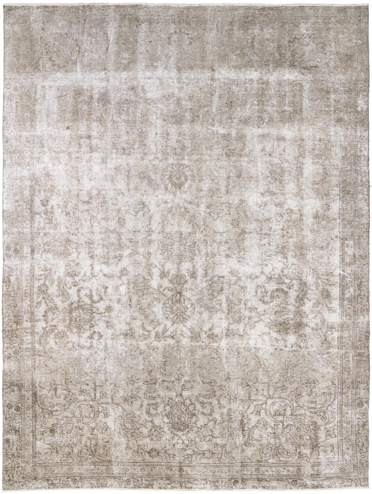 8' x 10' 7 Hand Knotted Ultra Vintage Persian Wool Rug