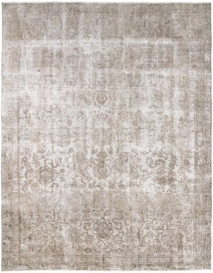 Detail image of 8' x 10' 7 Hand Knotted Ultra Vintage Persian Wool Rug