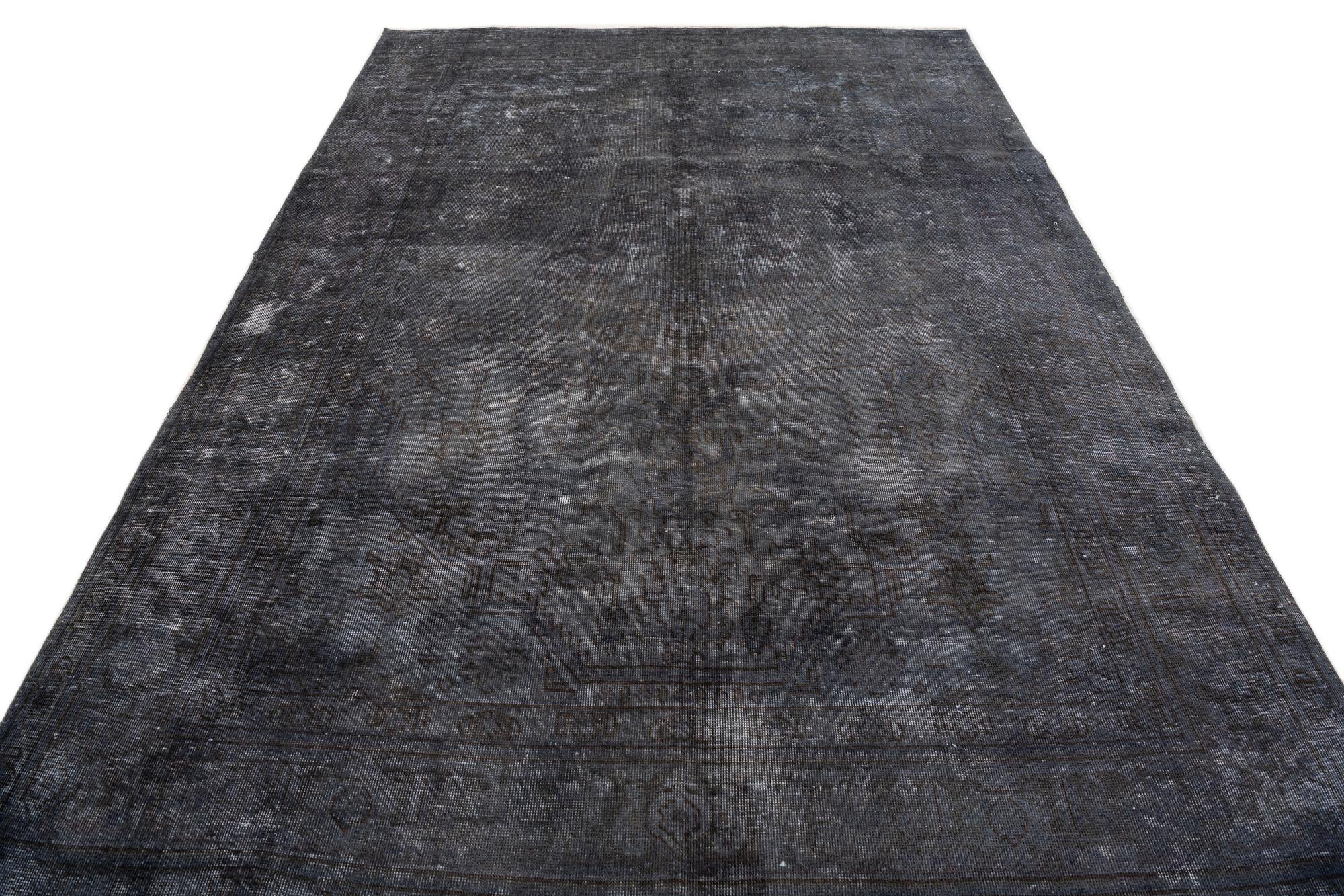 6' 6 x 9' 5 Hand Knotted Ultra Vintage Persian Wool Rug