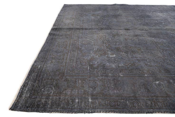 Detail image of 6' 6 x 9' 5 Hand Knotted Ultra Vintage Persian Wool Rug