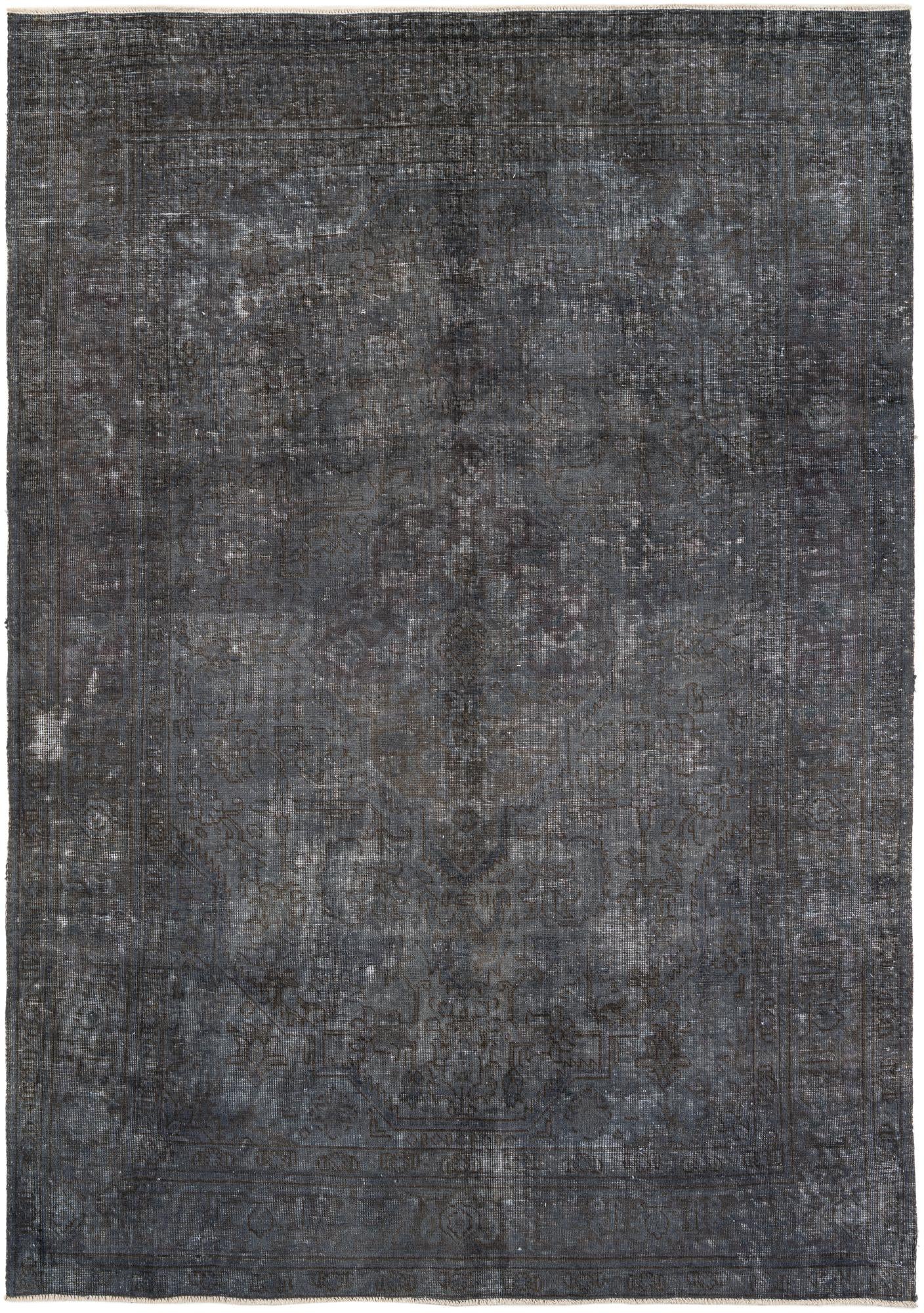 6' 6 x 9' 5 Hand Knotted Ultra Vintage Persian Wool Rug