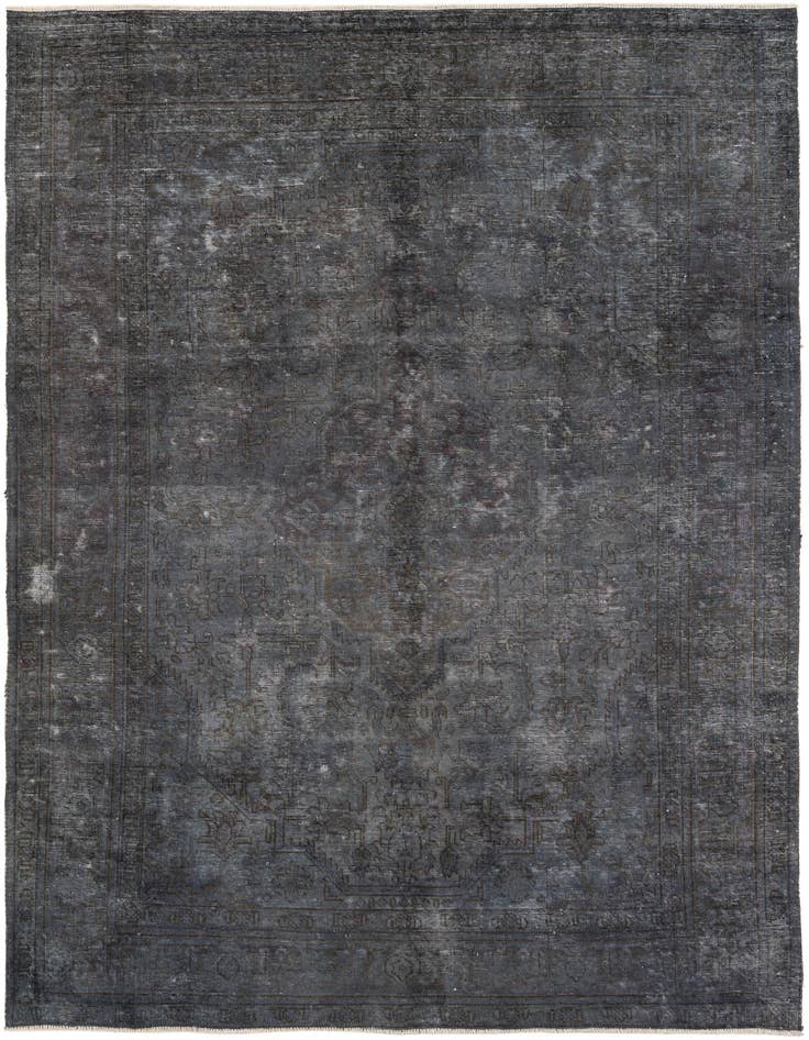 Detail image of 6' 6 x 9' 5 Hand Knotted Ultra Vintage Persian Wool Rug