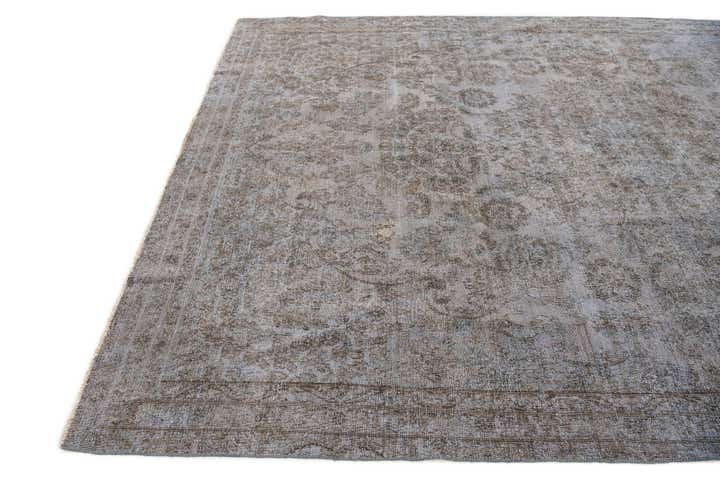 7' 3 x 10' 8 Hand Knotted Ultra Vintage Persian Wool Rug