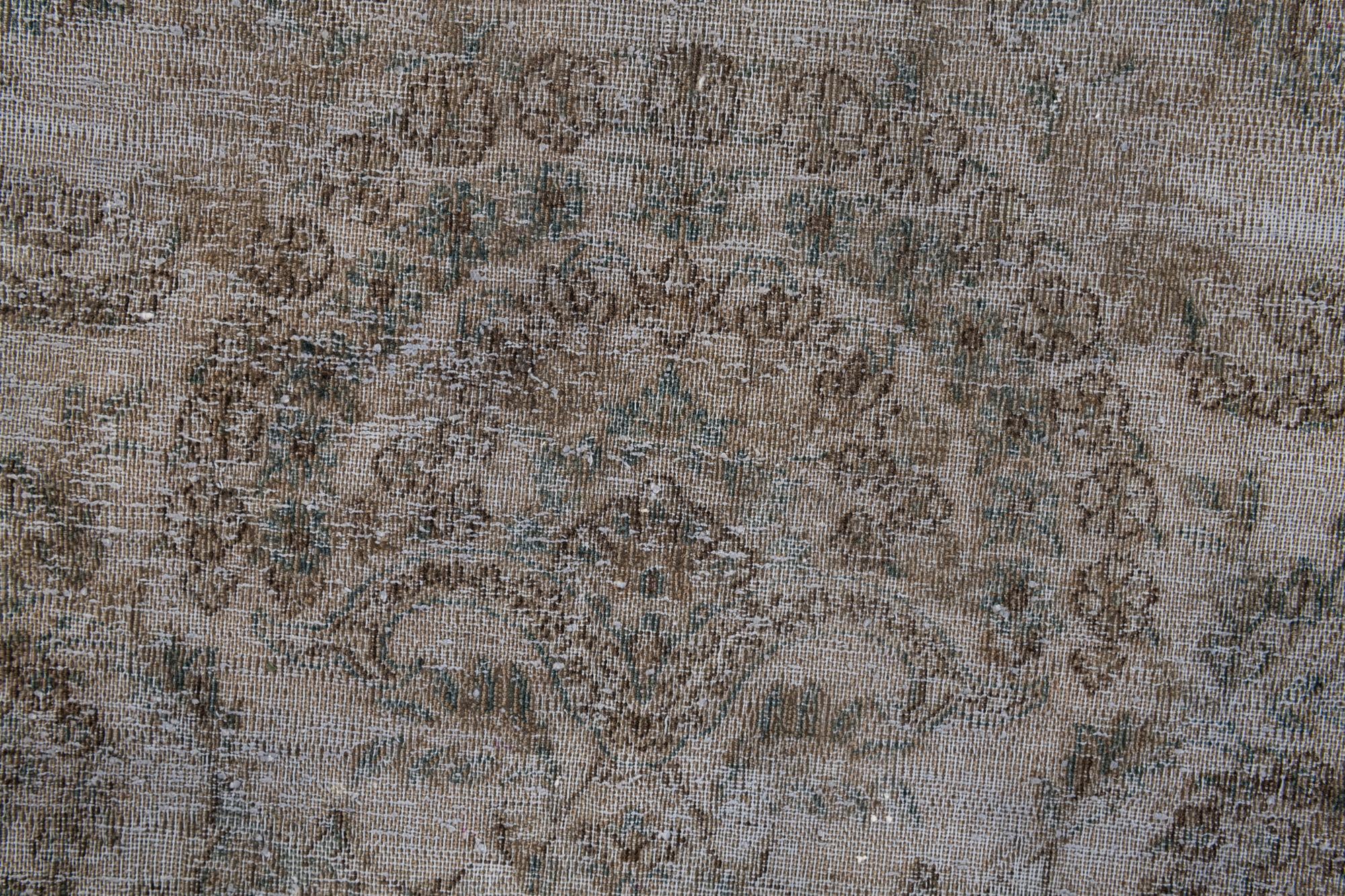 7' 3 x 10' 8 Hand Knotted Ultra Vintage Persian Wool Rug
