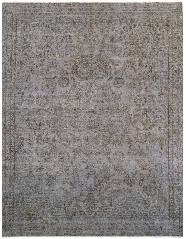 Detail image of 7' 3 x 10' 8 Hand Knotted Ultra Vintage Persian Wool Rug