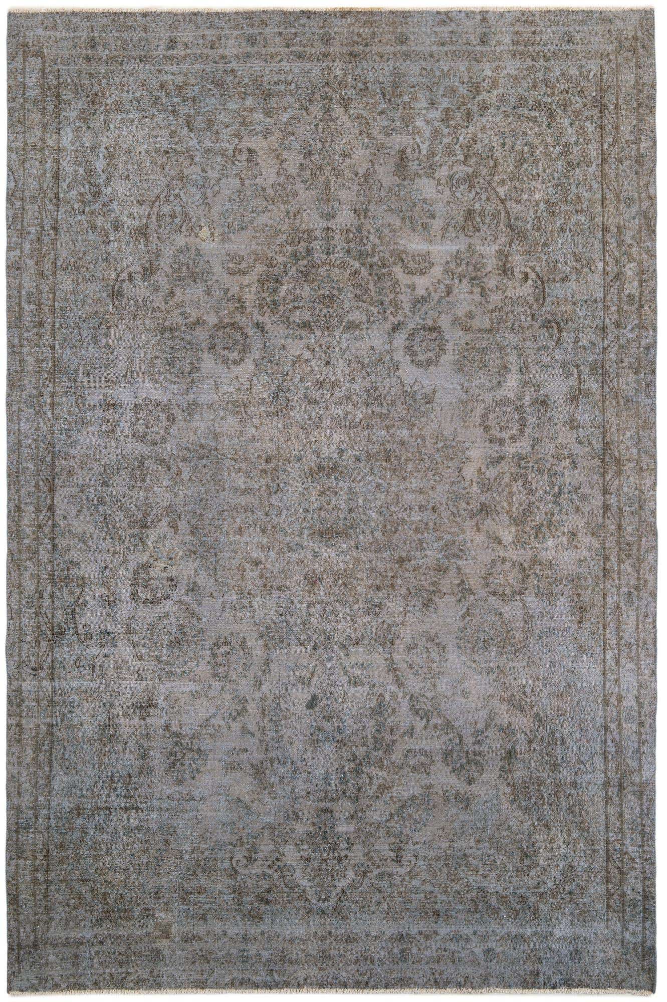 7' 3 x 10' 8 Hand Knotted Ultra Vintage Persian Wool Rug