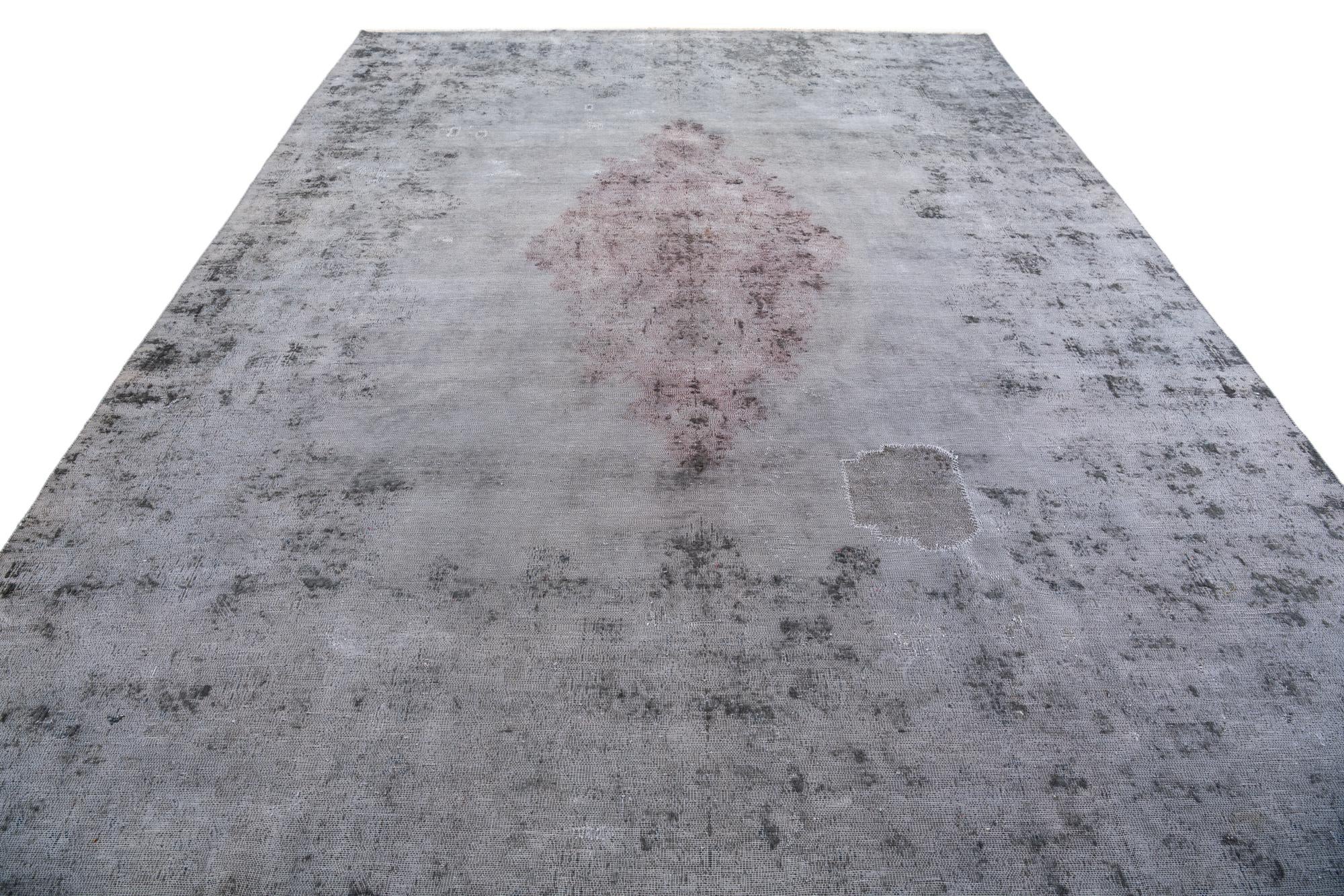 8' 7 x 11' 8 Hand Knotted Ultra Vintage Persian Wool Rug