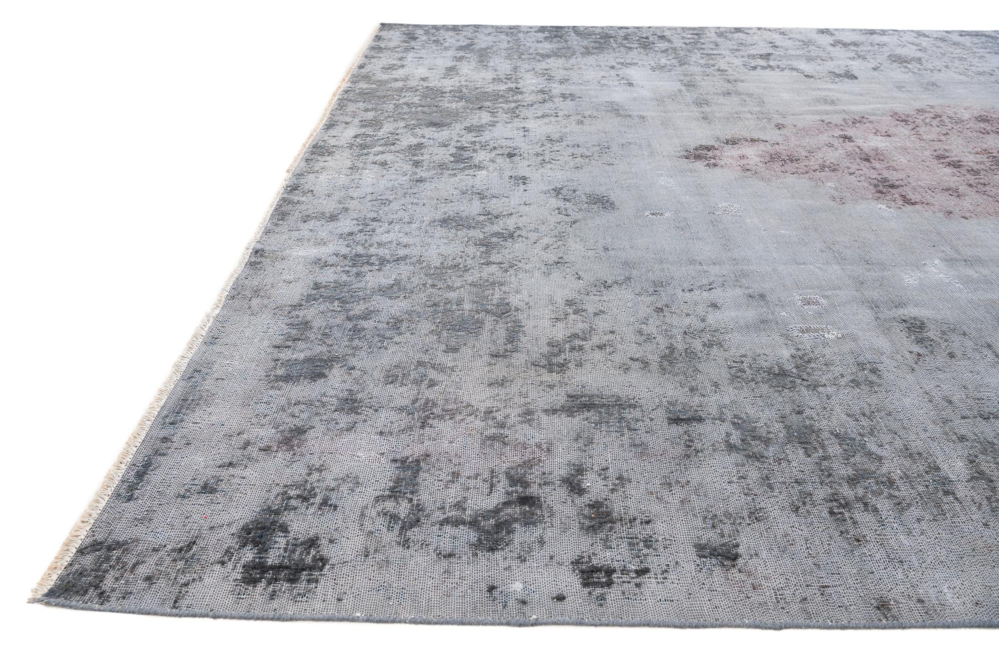 8' 7 x 11' 8 Hand Knotted Ultra Vintage Persian Wool Rug