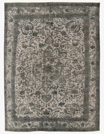 7' 8 x 10' 10 Hand Knotted Ultra Vintage Persian Wool Rug