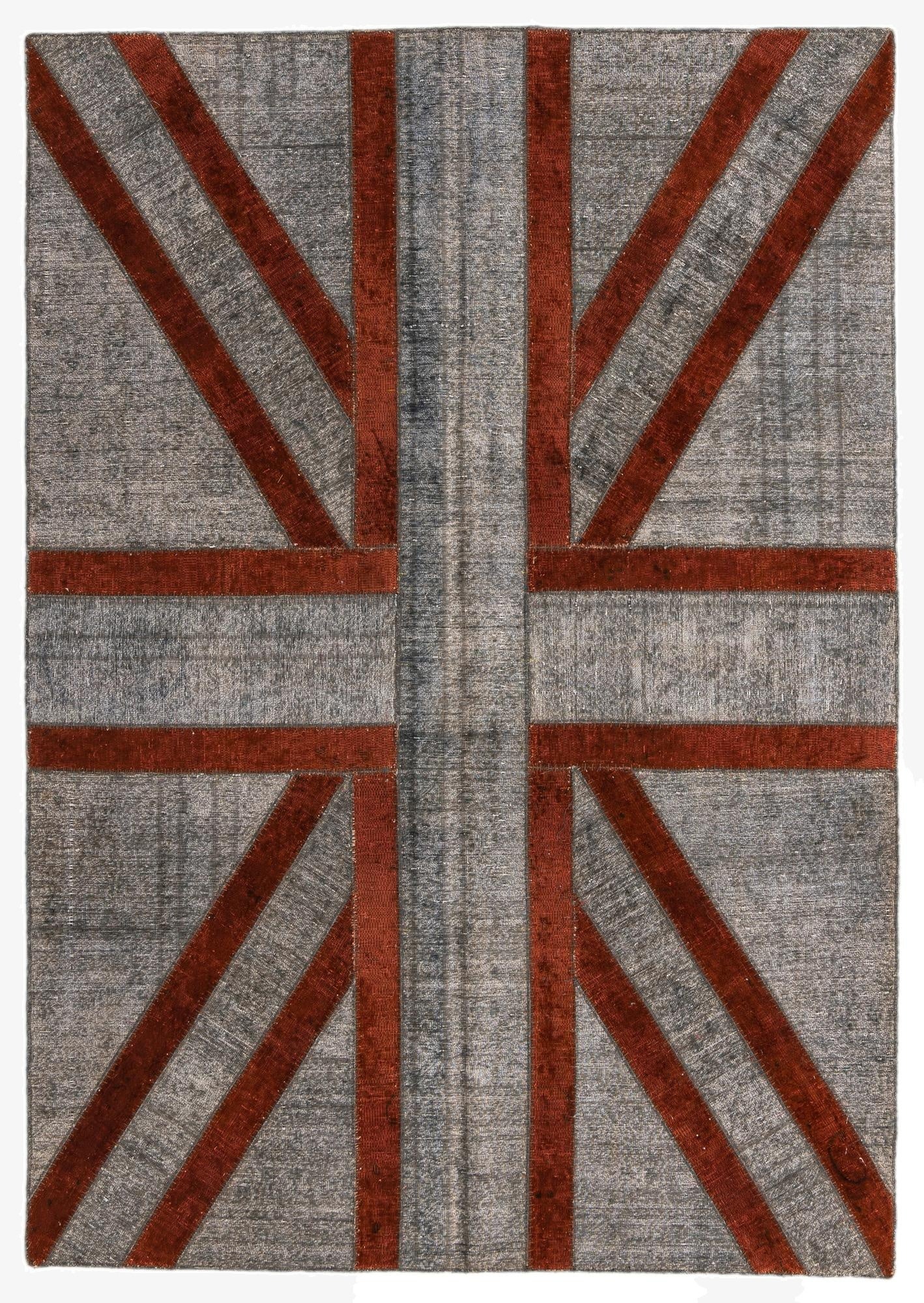 5' 6 x 7' 11  Hand Knotted Ultra Vintage Persian Wool Rug