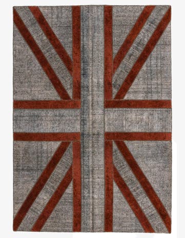 5' 6 x 7' 11 Hand Knotted Ultra Vintage Persian Wool Rug