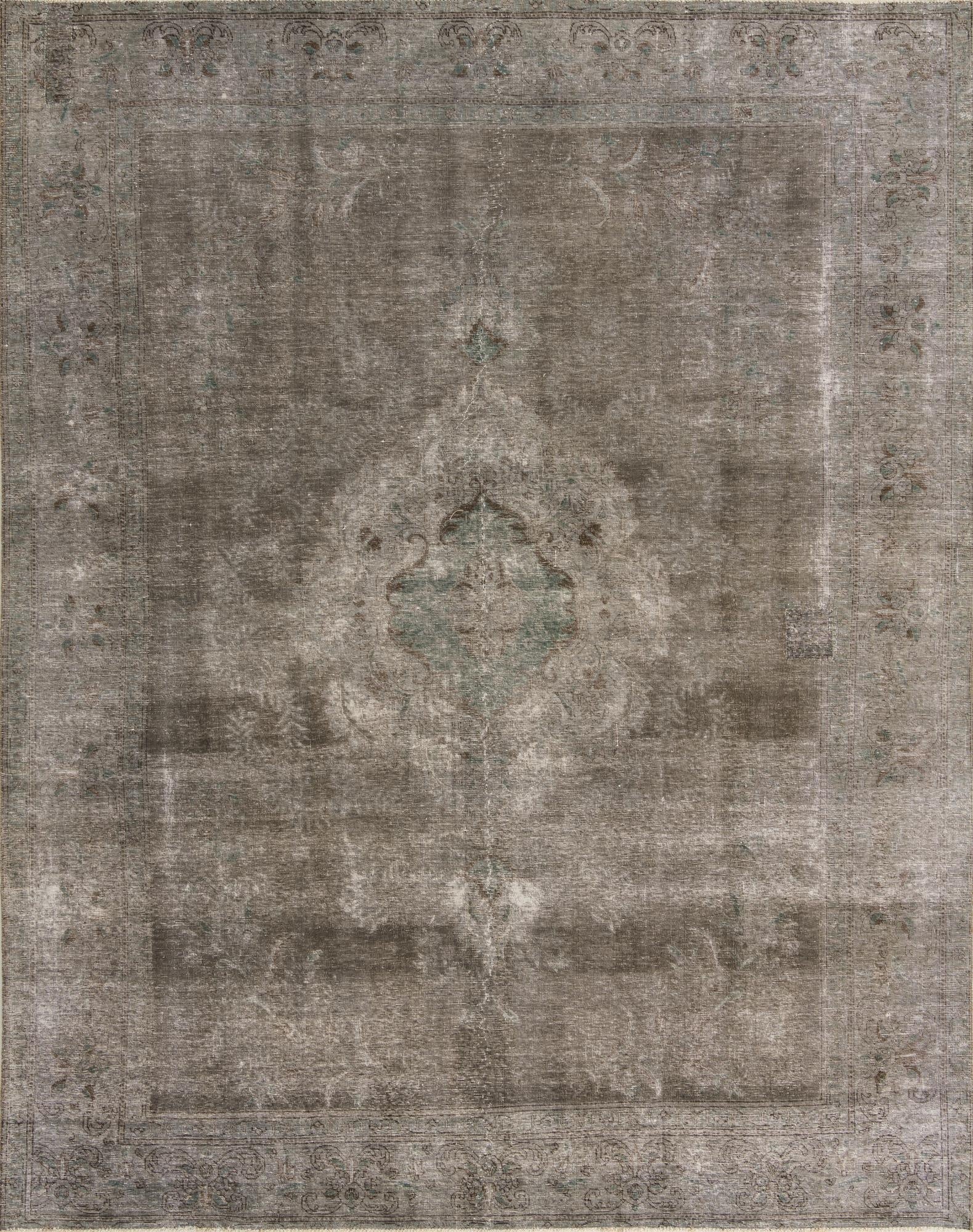 9' 9 x 12' 6  Hand Knotted Ultra Vintage Persian Wool Rug