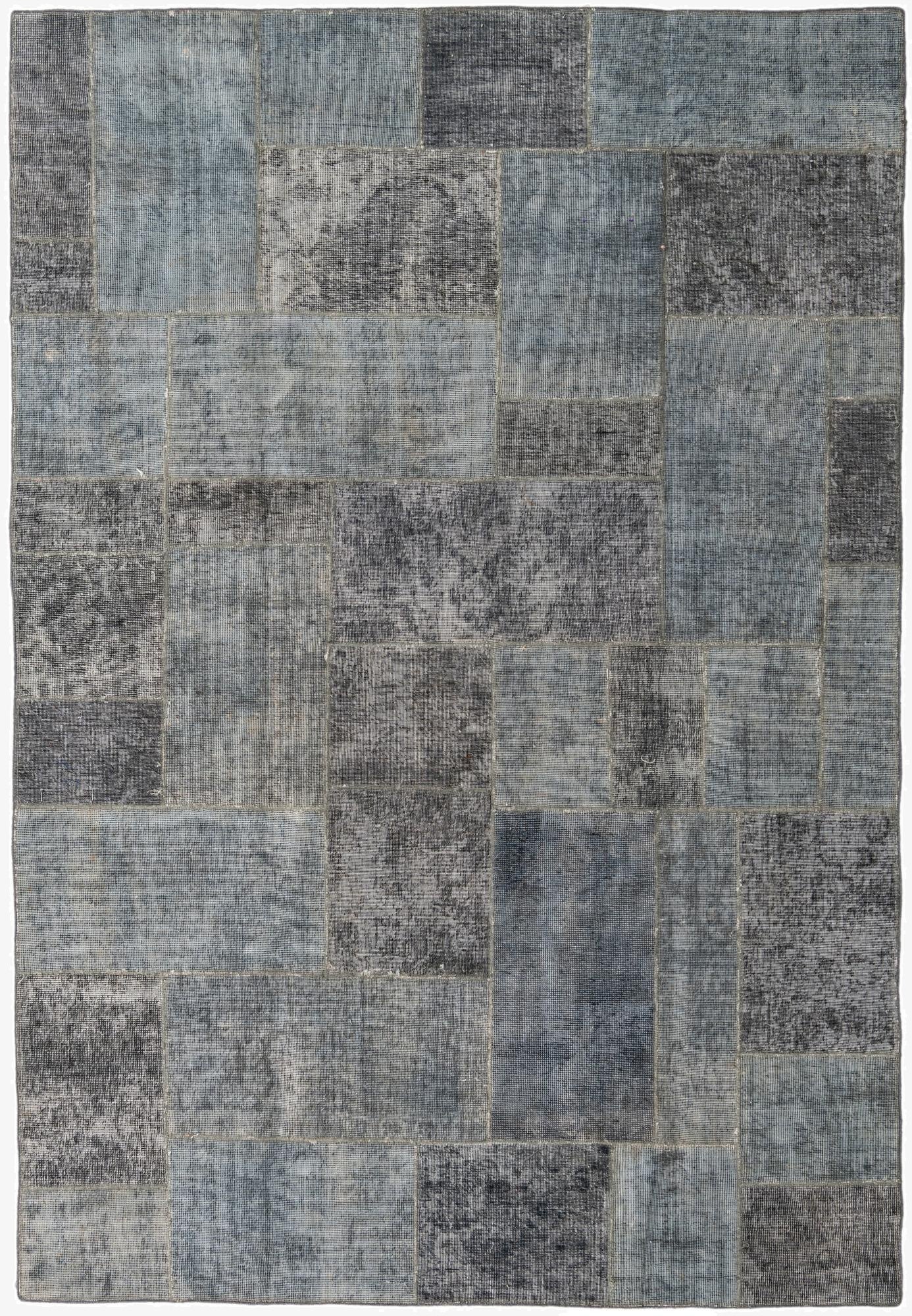 6' 2 x 9'  Hand Knotted Ultra Vintage Persian Wool Rug