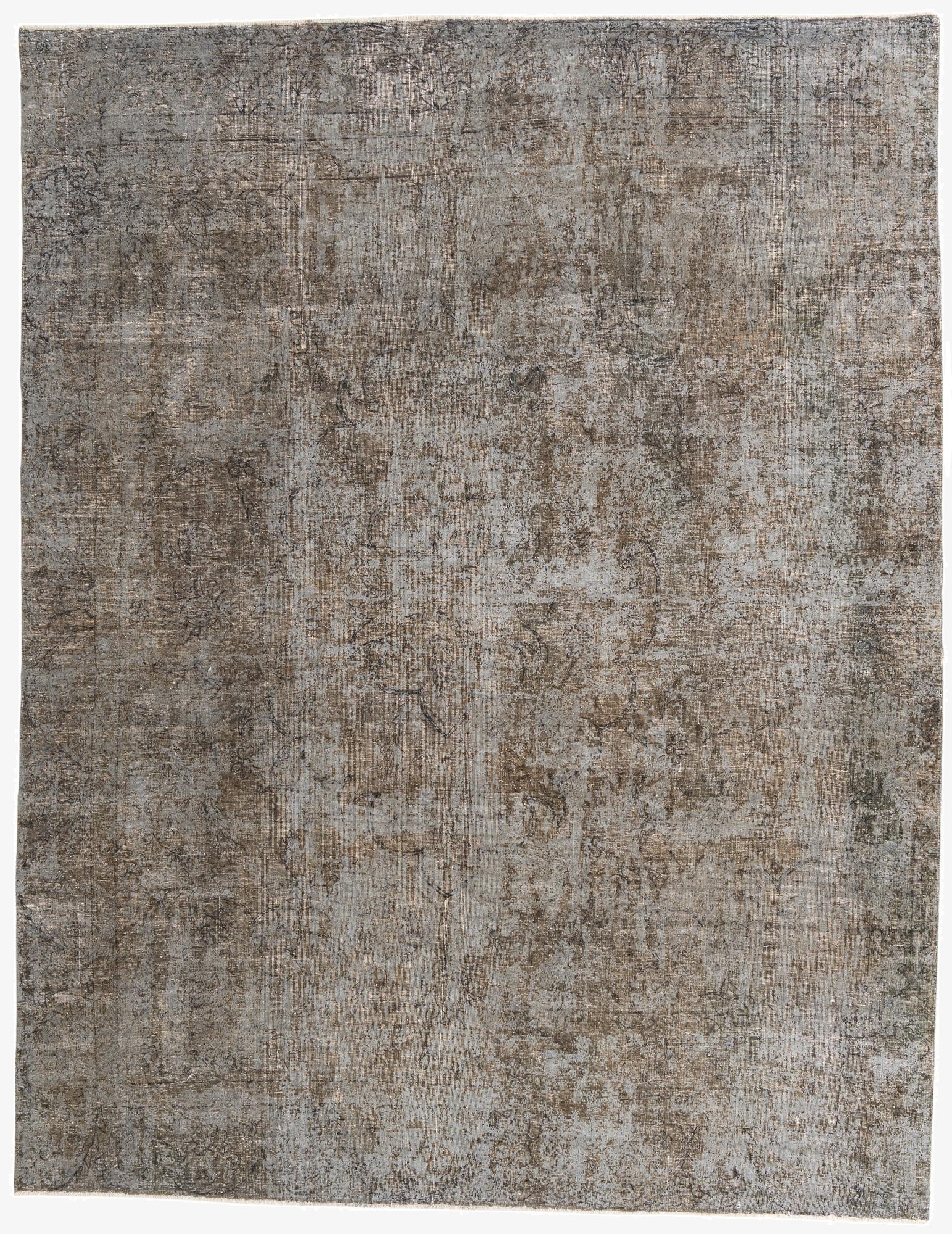 8' 3 x 10' 7  Hand Knotted Ultra Vintage Persian Wool Rug