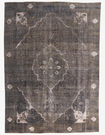 9' 1 x 12' 5 Hand Knotted Ultra Vintage Persian Wool Rug