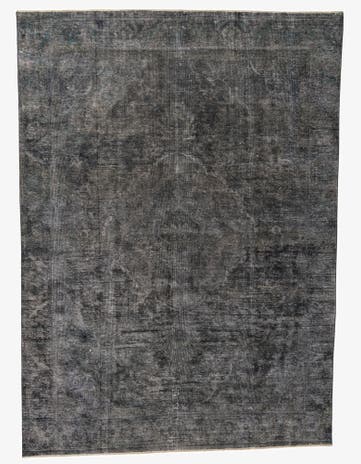 9' x 12' 6 Hand Knotted Ultra Vintage Persian Wool Rug