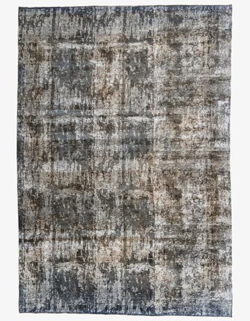 8' 9 x 12' 7 Hand Knotted Ultra Vintage Persian Wool Rug