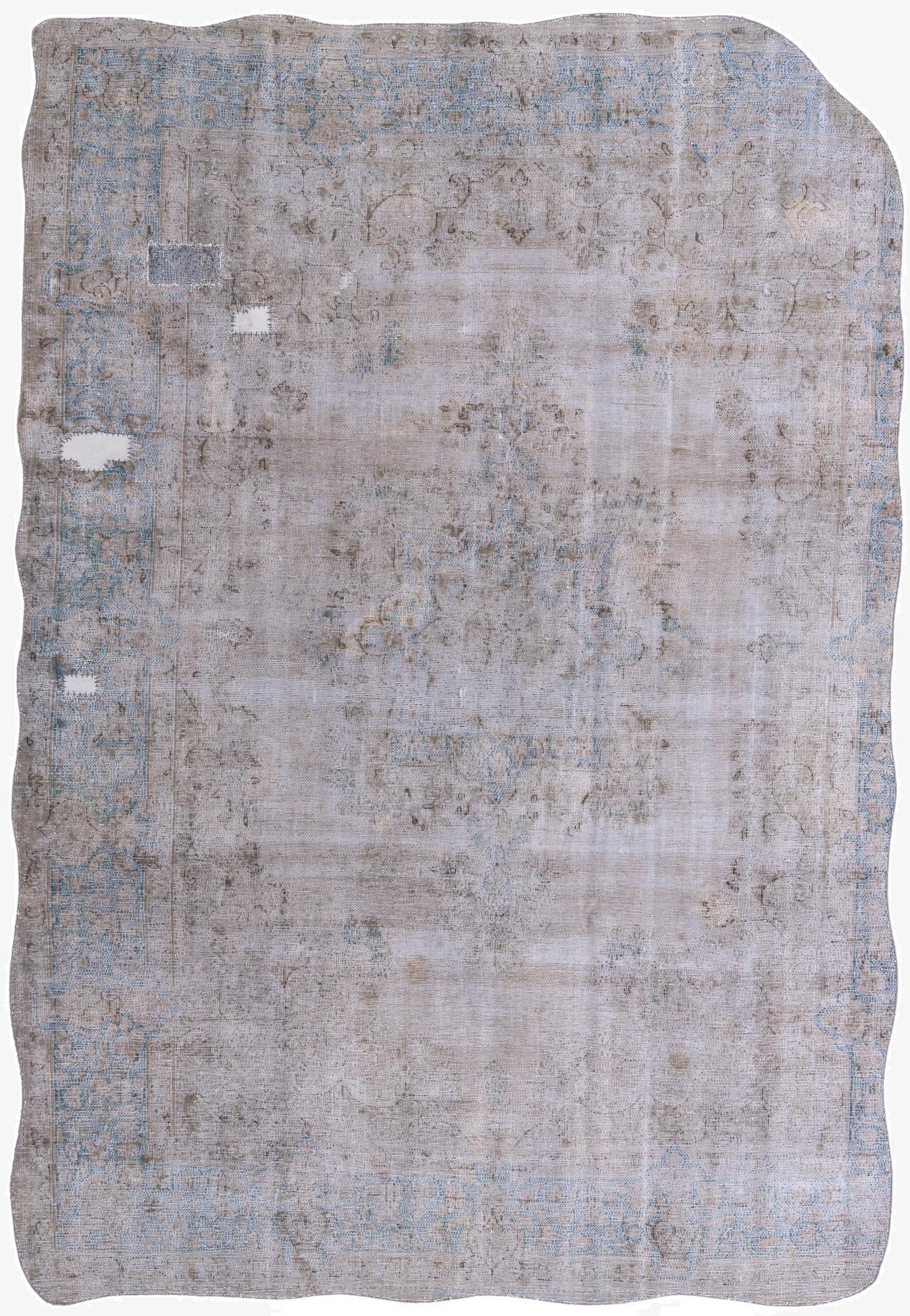 8' 3 x 11' 6  Hand Knotted Ultra Vintage Persian Wool Rug