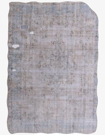 8' 3 x 11' 6 Hand Knotted Ultra Vintage Persian Wool Rug