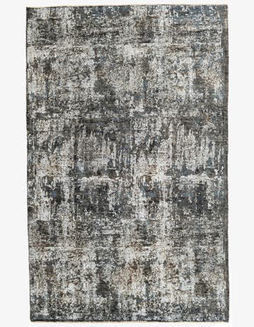 6' x 9' 5 Hand Knotted Ultra Vintage Persian Wool Rug