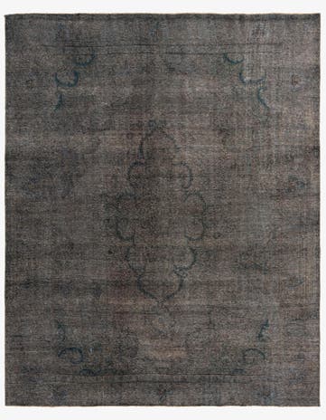 9' 7 x 12' 2 Hand Knotted Ultra Vintage Persian Wool Rug