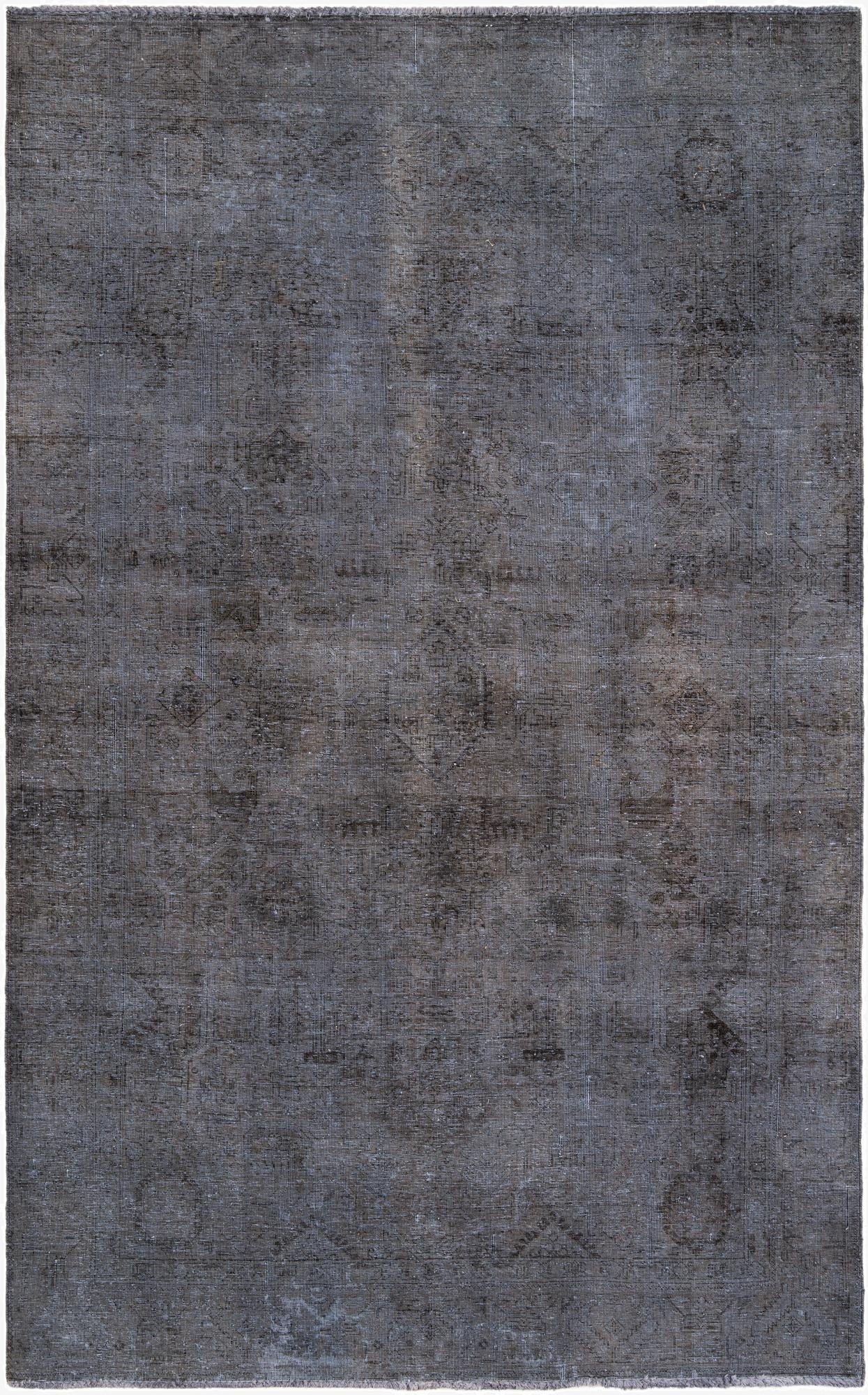 6' x 9' 10  Hand Knotted Ultra Vintage Persian Wool Rug