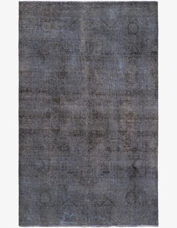 6' x 9' 10 Hand Knotted Ultra Vintage Persian Wool Rug