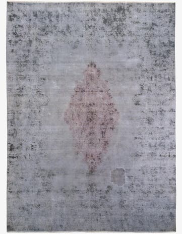 8' 7 x 11' 8 Hand Knotted Ultra Vintage Persian Wool Rug