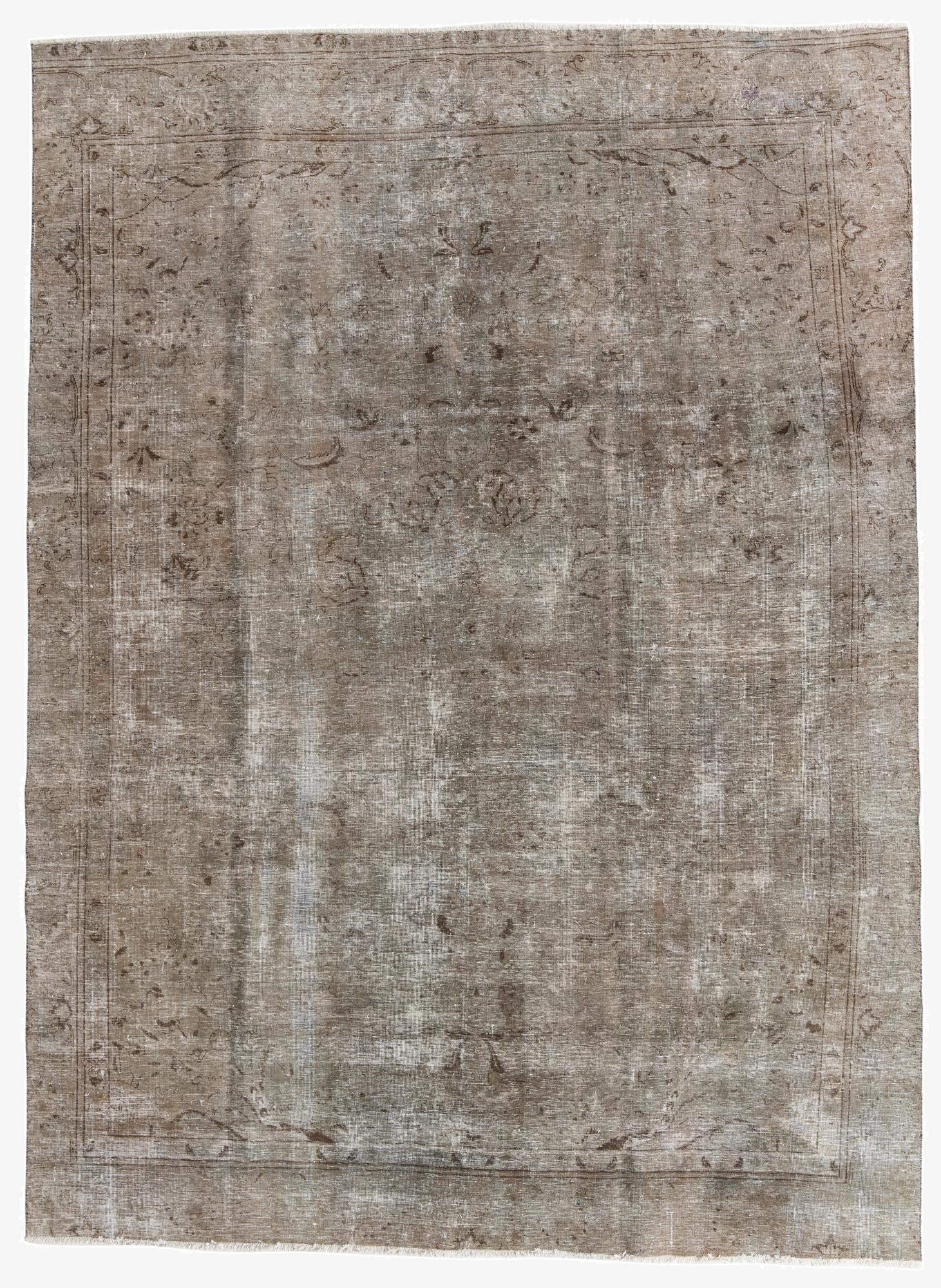 8' 6 x 11' 9  Hand Knotted Ultra Vintage Persian Wool Rug