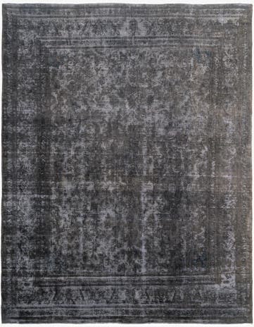 9' 8 x 12' 3 Hand Knotted Ultra Vintage Persian Wool Rug