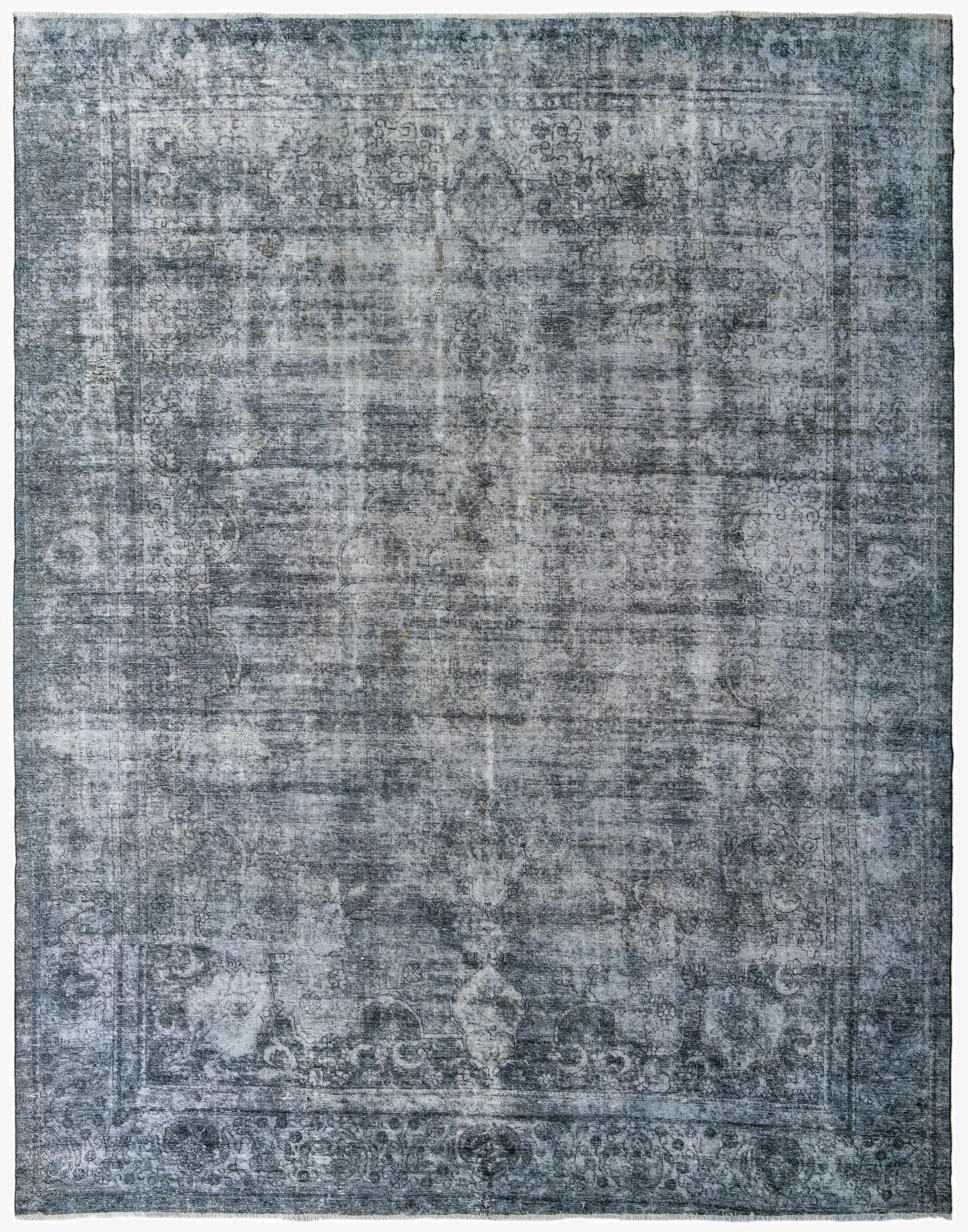 10' x 12' 8  Hand Knotted Ultra Vintage Persian Wool Rug