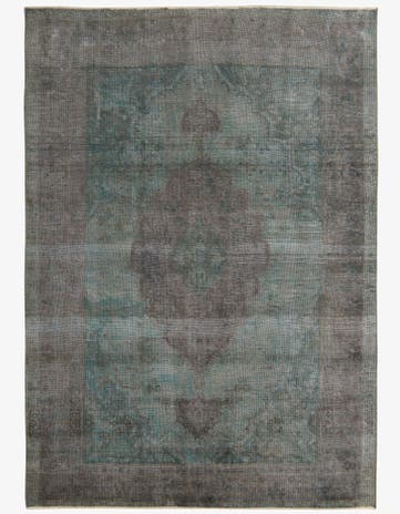 6' 5 x 9' 3 Hand Knotted Ultra Vintage Persian Wool Rug