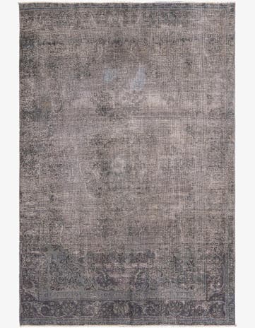 6' 4 x 9' 7 Hand Knotted Ultra Vintage Persian Wool Rug