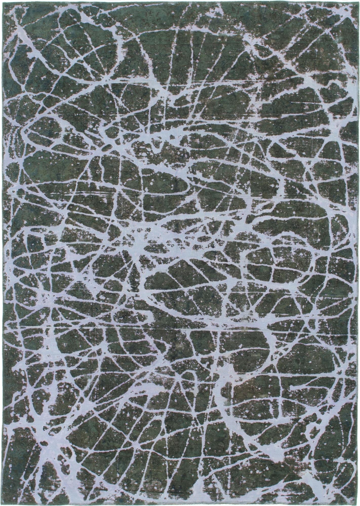 6' 6 x 9' 2  Hand Knotted Ultra Vintage Persian Wool Rug