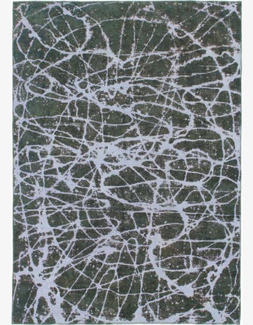 6' 6 x 9' 2 Hand Knotted Ultra Vintage Persian Wool Rug