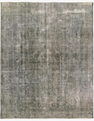 10' x 12' 6 Hand Knotted Ultra Vintage Persian Wool Rug