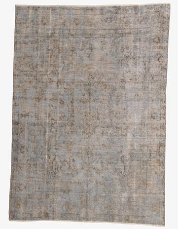 9' 3 x 13' Hand Knotted Ultra Vintage Persian Wool Rug