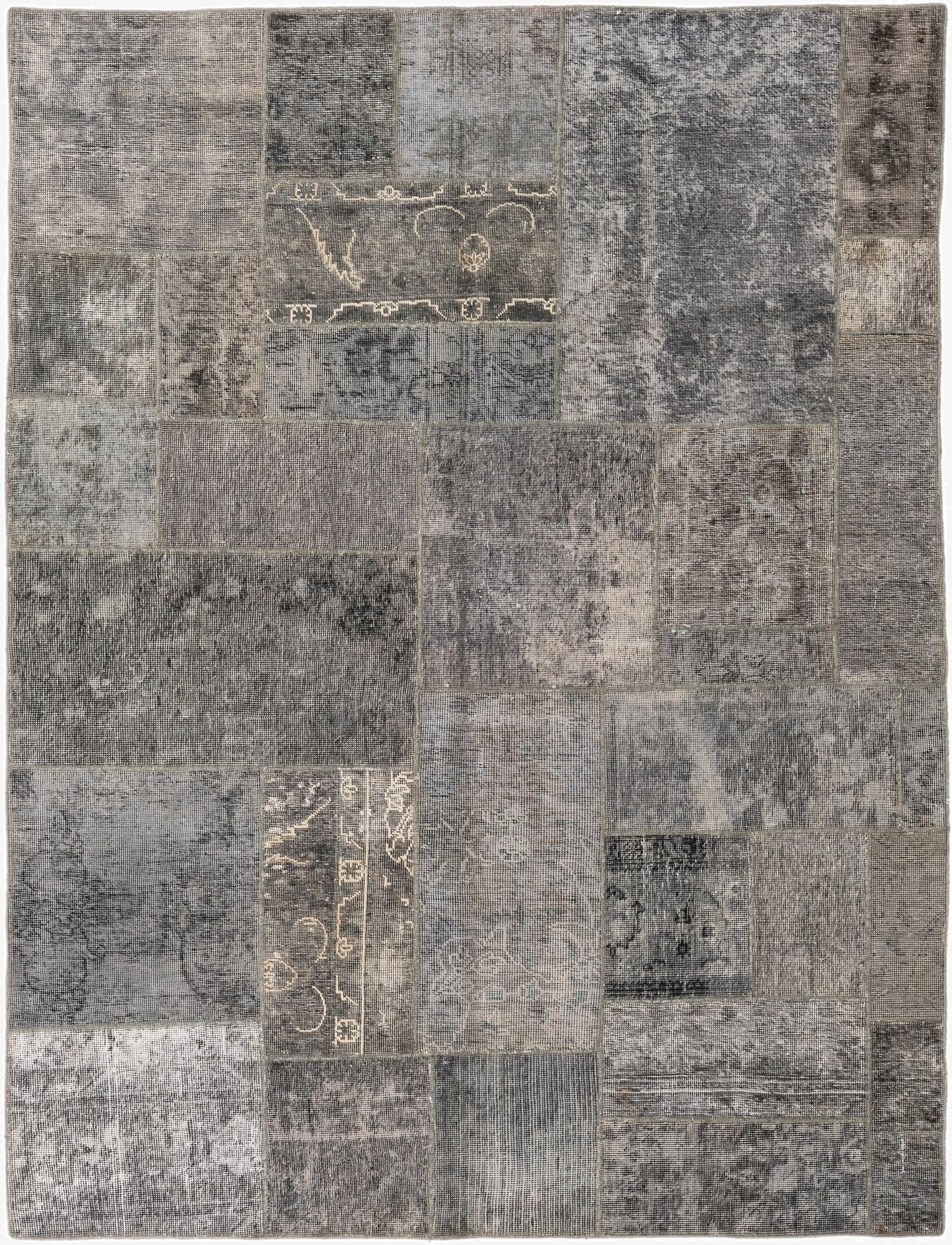 Primary image 6' 8 x 7' 9  Hand Knotted Ultra Vintage Persian Wool Rug